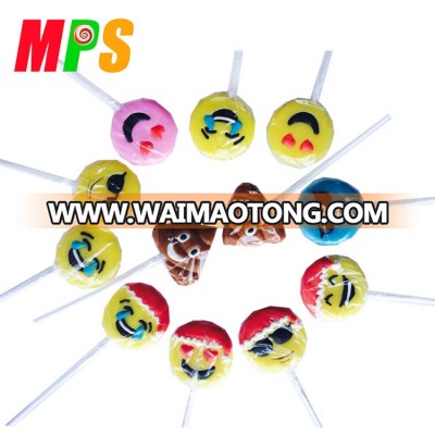 Lovely Emoticon lollipop hard candy