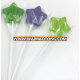 5g clear candy star shape hard candy lollipop