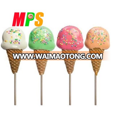 High quality fancy sour ice cream candy lollipop