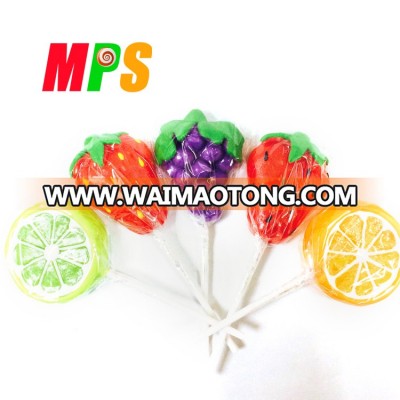 Fruit Shape Lollipop Candy Sweet